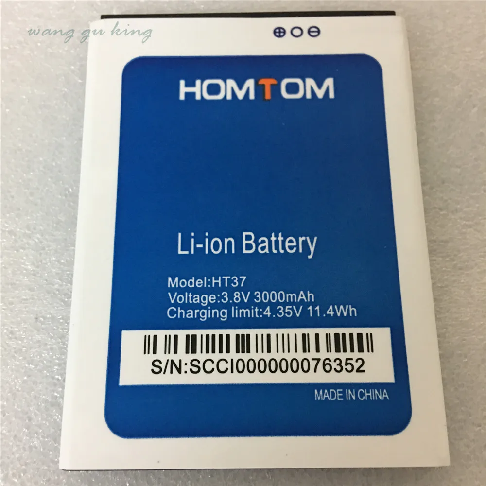 100% Новый оригинальный аккумулятор homtom ht37 3000 мАч для смартфона pro | Мобильные