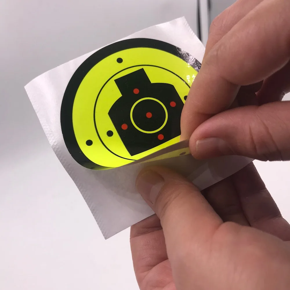 

100/200pcs Splatter Blossom Target Stickers, Pattern Dove, Diameter 3"/7.5cm, Shooting Target, Outdoor Indoor Sport