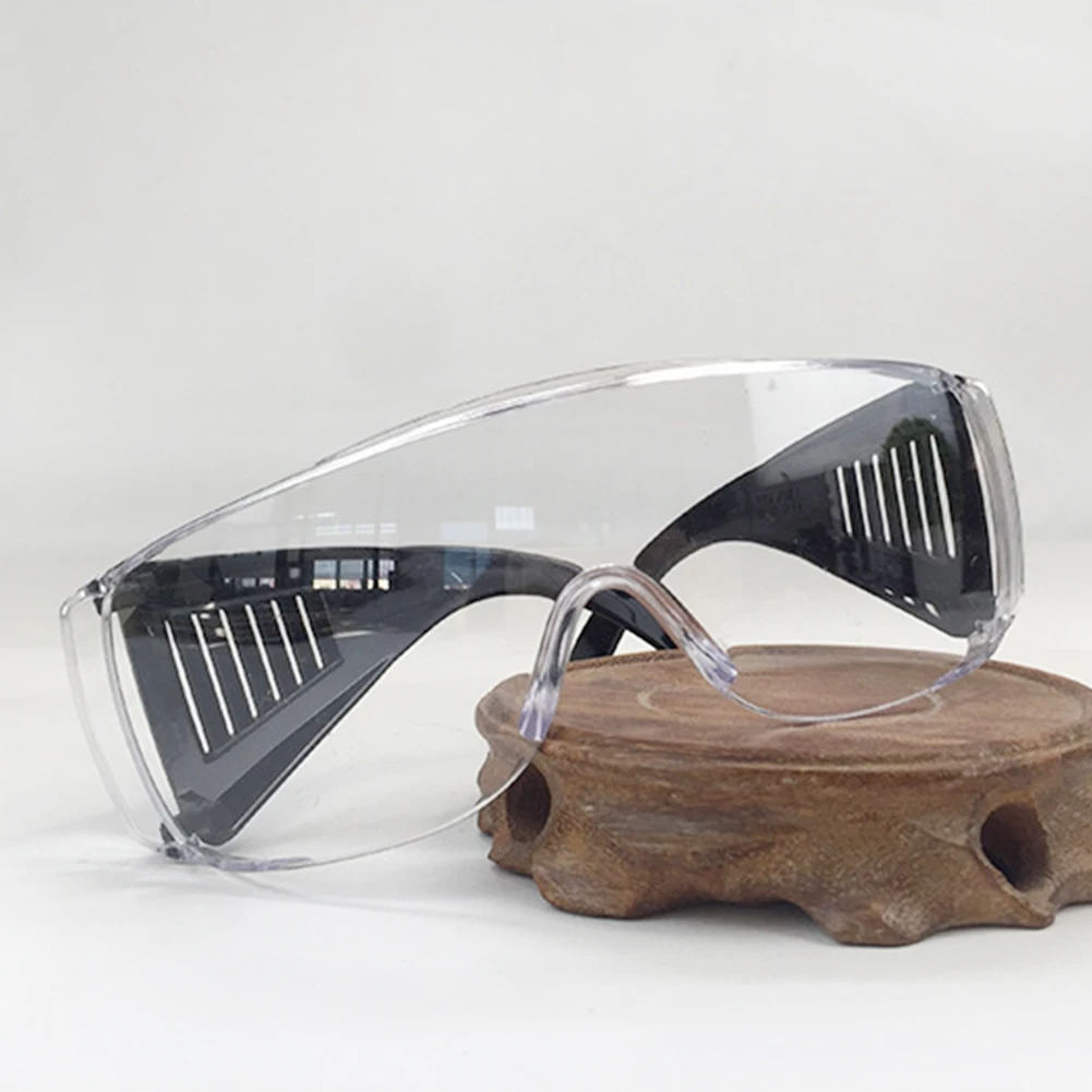 Shatterproof Glasses Protective Louver-style Anti-chemical Anti-Dust Safety Anti Fogging Shock Eyewear PC Multi-Purpose | Спорт и