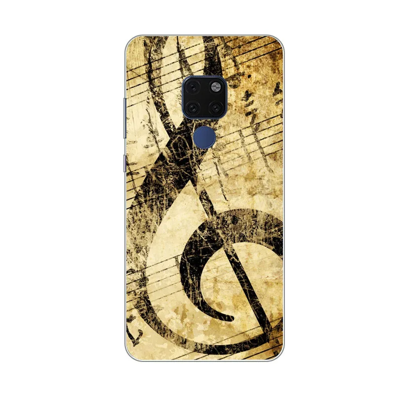 huawei mate 20x Case Silicon cartoon Painting Soft TPU Back Cover for protect Phone cases shell |