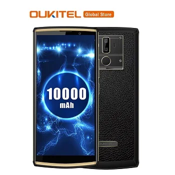 Мобильный телефон OUKITEL K7 Power 18:9 Full Display 6,0 ''FHD 2 Гб ОЗУ 16 Гб ПЗУ MT6750T Восьмиядерный 13 МП+ 5 Мп 10000 мАч 9 В/2 а отпечаток пальца