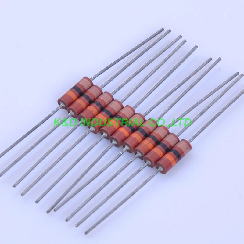 10 шт. углеродный композиционный винтажный резистор 0,5 W 10K 0.33ohm