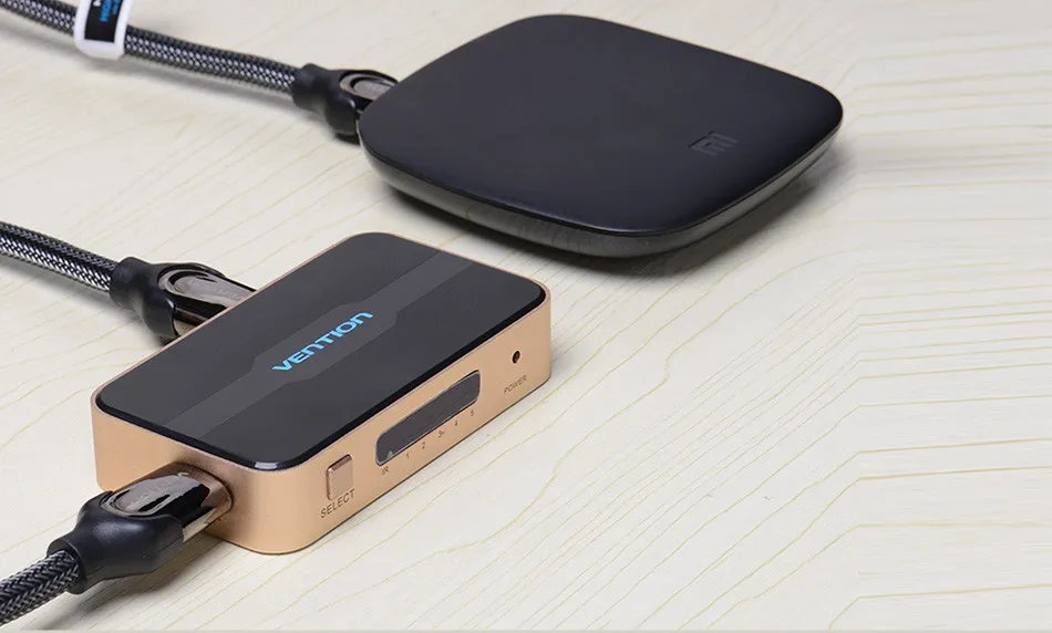Vention 5 вход 1 выход HDMI сплиттер Переключатель HDMI коммутатор 5X1 для xbox 360 PS4/3 Smart Android HDTV 4K* 2K 5 портов HDMI адаптер