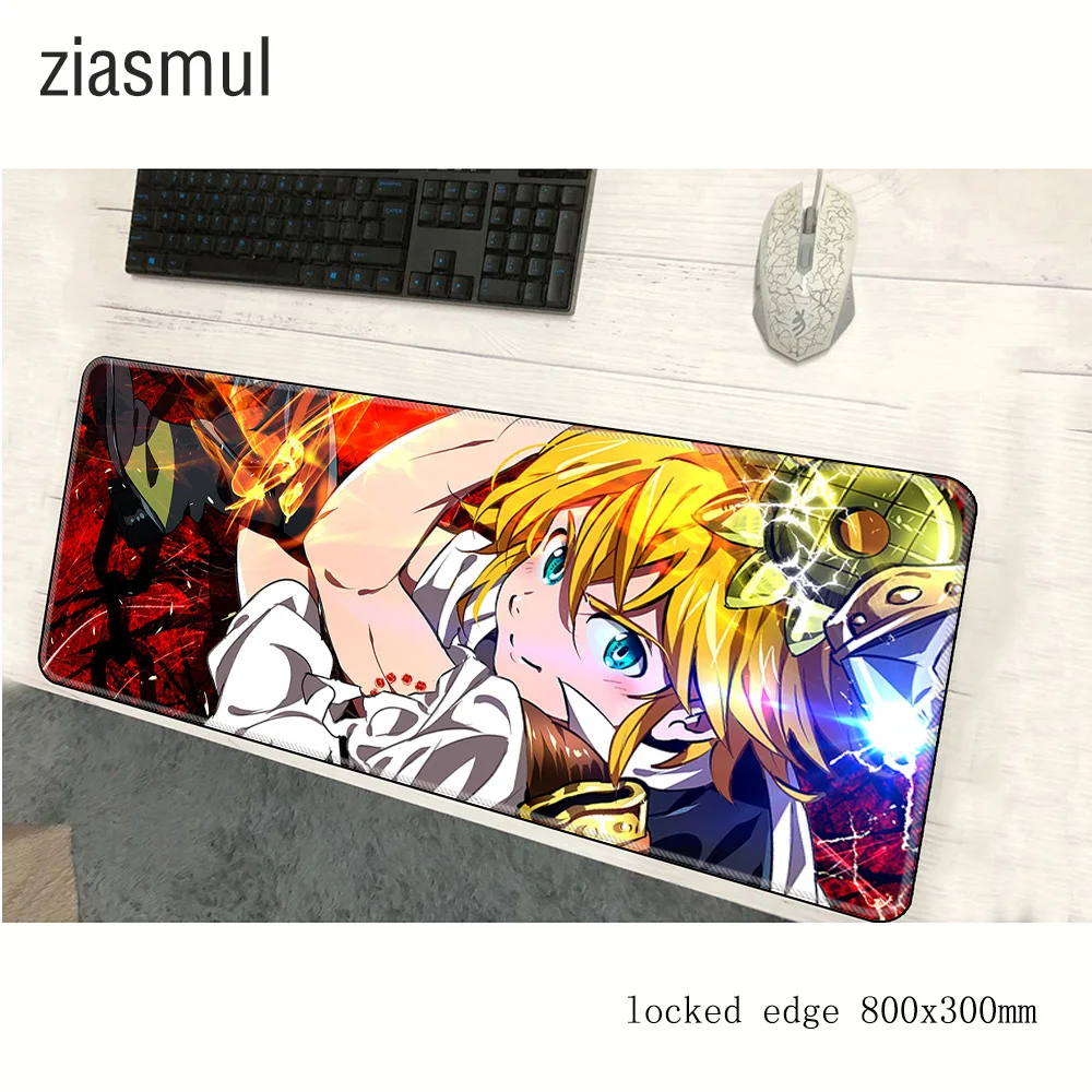 Игровой коврик для мыши Семь смертных грехов 800x300x3 мм великолепный игровой