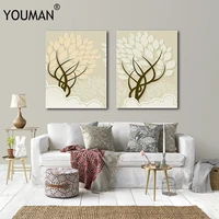 nordic frameless poster wallpaper tree modern 3d canvas painting art poster print art wall picture living room childrens room