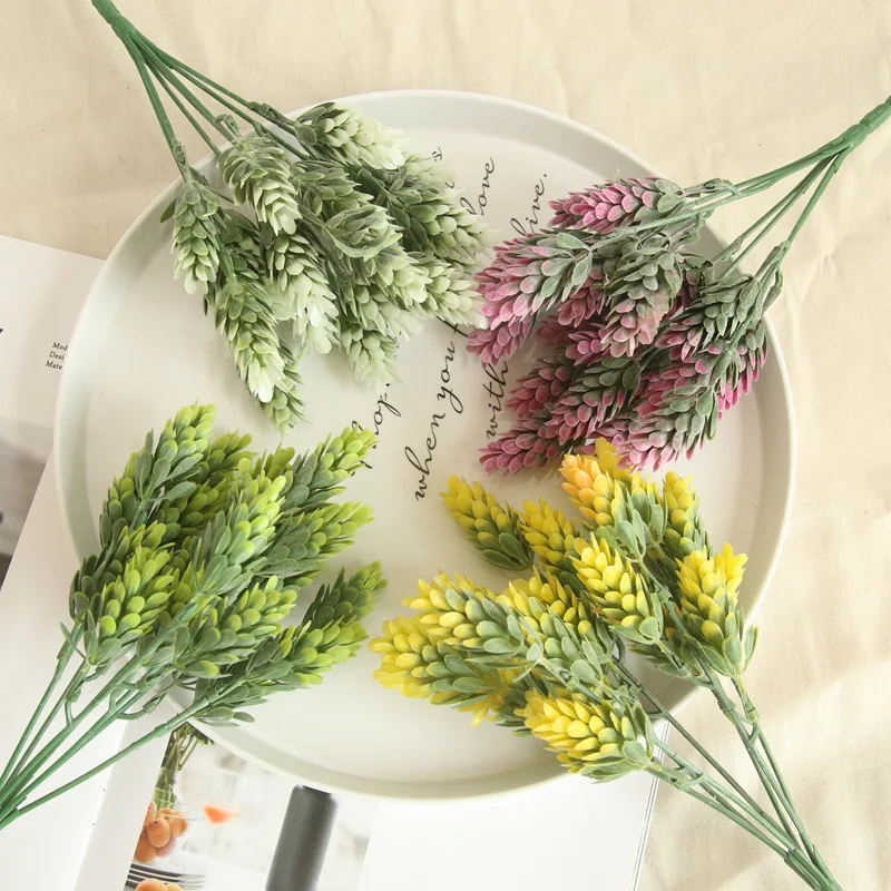 Искусственный цветок пинекон ананас трава Рождество Новый Год украшение для