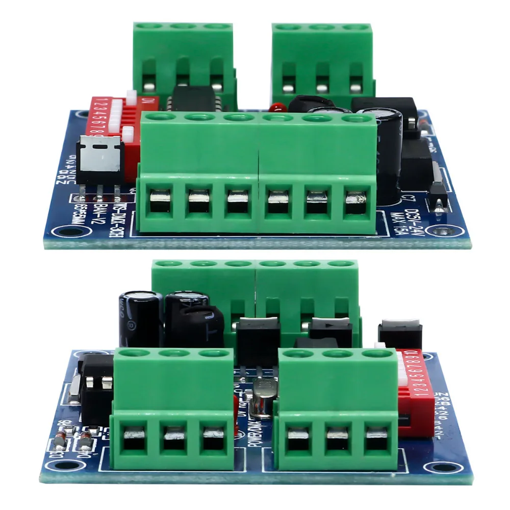 WIXURE DC5V 24V 3CH 3 Каналы DMX512 светодиодный декодер контроллер RGB диммер диск для