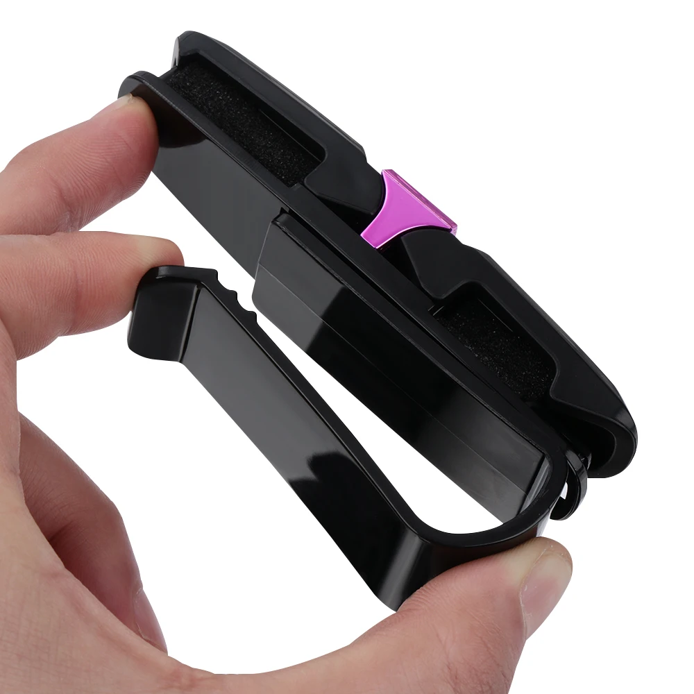 Автомобильные зажимы для очков из углеродного волокна держатель ручки карточек