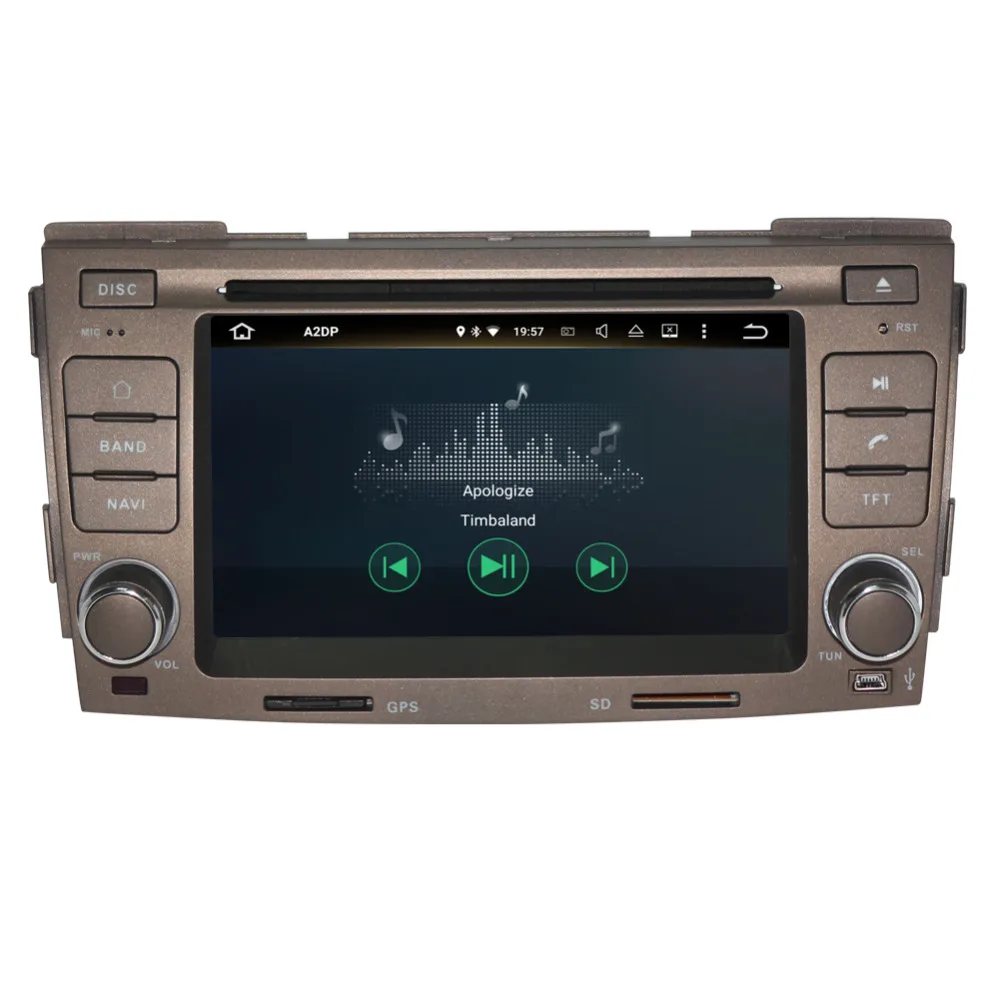 Автомобильный DVD плеер 2 Din 4 Гб ОЗУ Android 9 0 головное устройство для Hyundai Sonata Ling Xiang 2009