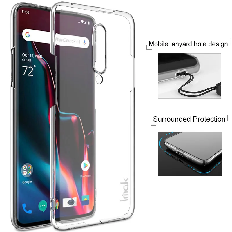 Для OnePlus 7 Pro Чехол iMAK износостойкий II Кристальный жесткий чехол для телефона One Plus