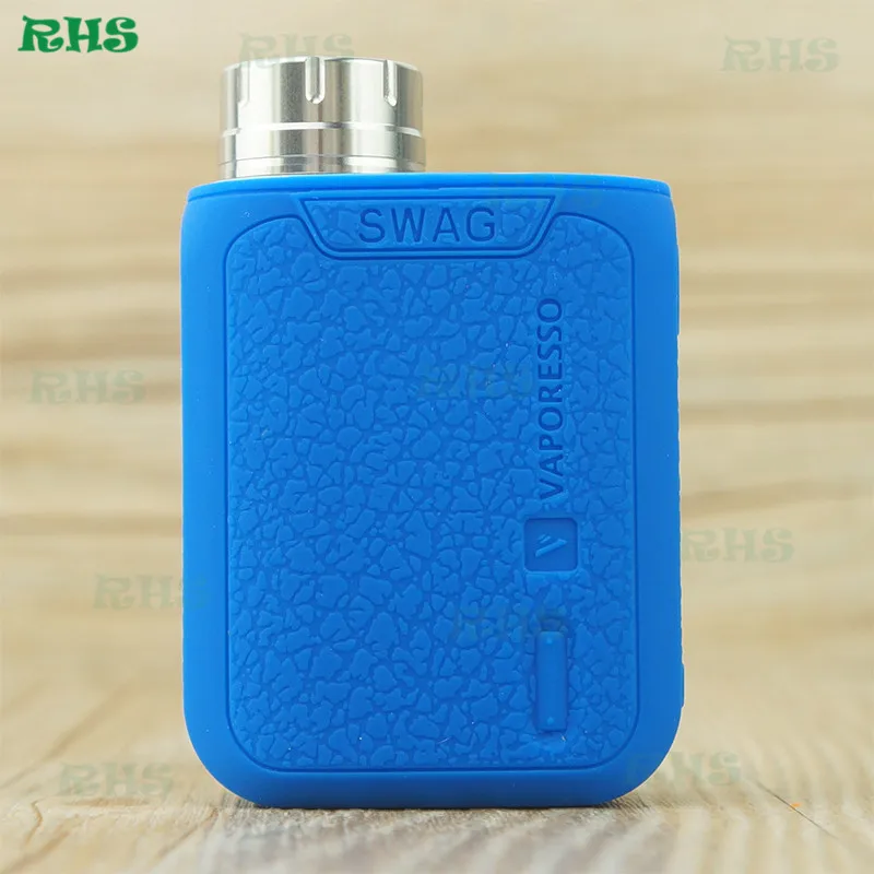 dark blue Высококачественный защитный силиконовый чехол для SWAG 80W коробка мод красочный силиконовый чехол - Цвет: dark blue