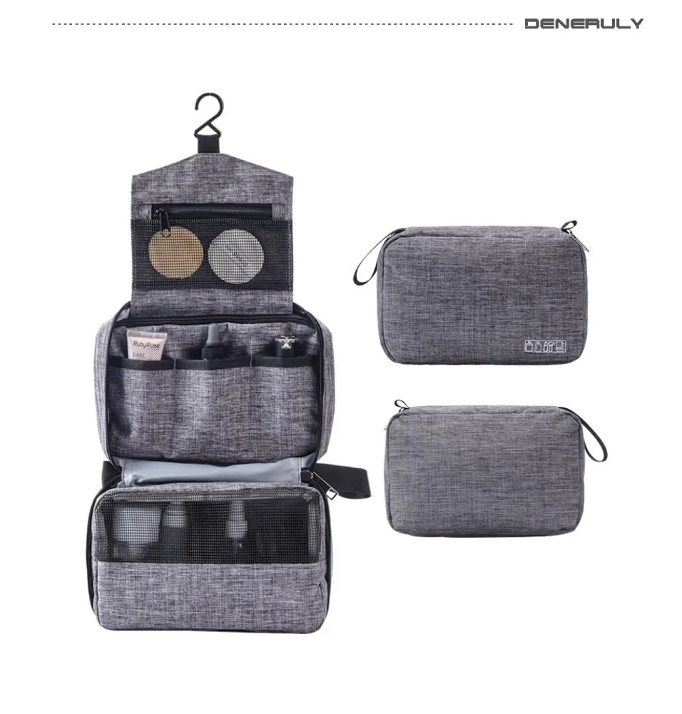 Travel Cosmetic Make Up Bag Makeup Organizer Waterproof Big Bag Kuferek Na Kosmetyki Makeup Woman Maletin Maquillaje Kit New
