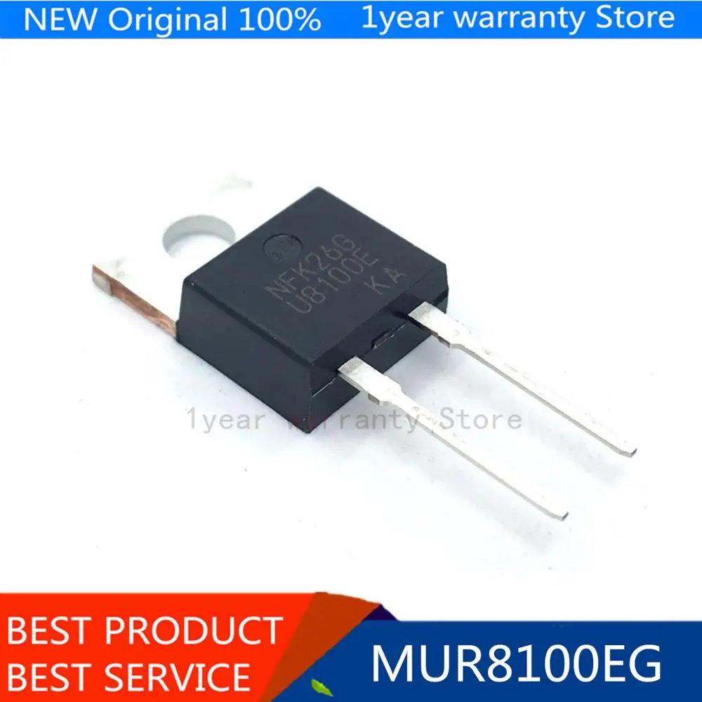 

100% new imported original MUR8100EG U8100E TO-220 fast recovery diode 8A 1000V