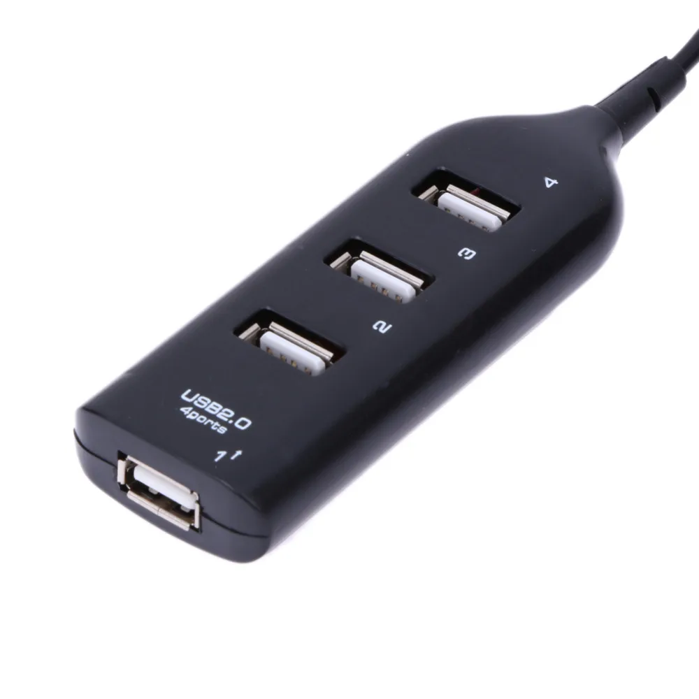 Универсальный usb-хаб с 4 портами USB 2,0 концентратор с кабелем высокоскоростной мини-концентратор разветвитель с узором Кабель-адаптер для портативных ПК