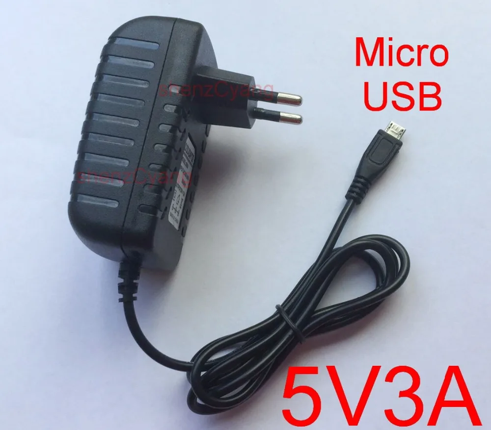 Зарядное устройство с Micro USB для планшетов 5 В 3 А 100 мА 1 шт. | Электронные компоненты