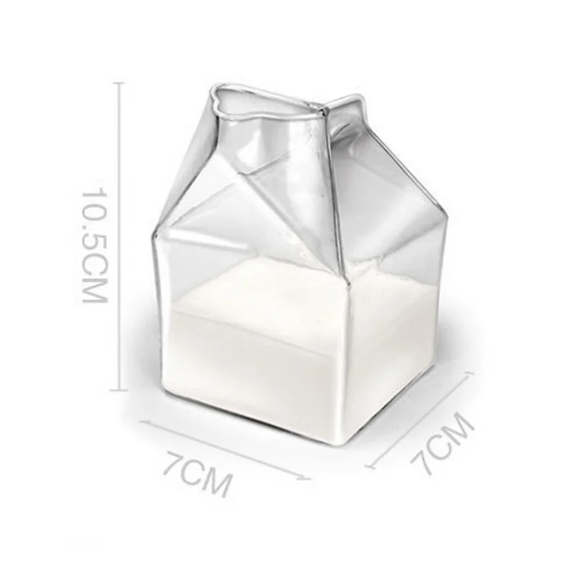 Высокое боросиликатное стекло креативная чашка жаростойкая Fred And Friends половинная