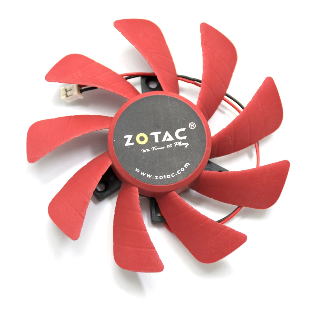Вентилятор охлаждения 85 мм T129215SH GFY09010E12SPA 2Pin 0.3A для Zotac GTX 1050 GeForce Ti Mini вентиляторы