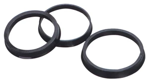 

73.1-63.4mm 20pcs Black Plastic Wheel Hub Centric Ring Custom Size Available Wheel Rim Parts Accessories Wholesale Free Shipping