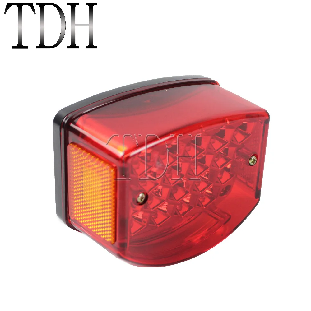 Задний фонарь для мотоцикла красный светодиодный задний с отражателем обеих