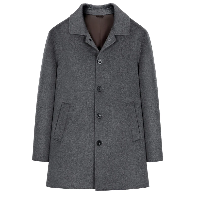 2018 Новое поступление шерстяное пальто мужское кашемировое осенне зимнее