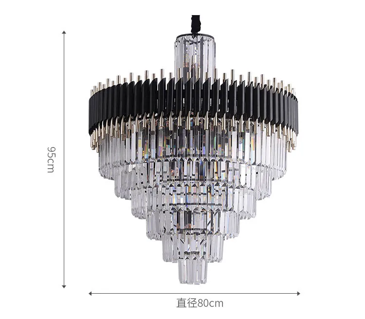 Лампа для гостиной Простая Современная высококлассная Новинка 2019 хрустальная