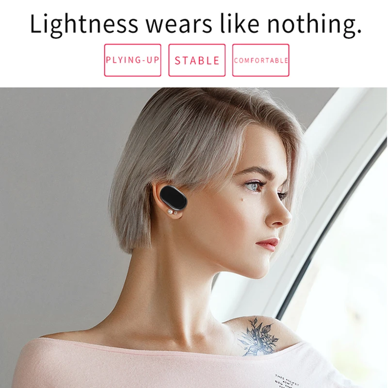 TWS Wireless Headsets Bluetooth 5.0 Earphones Stereo In-Ear Earphones with Charging Box Handsfree Gaming Sports Earbuds