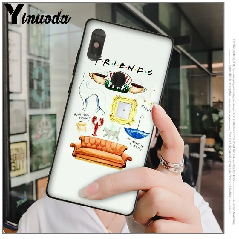 Yinuoda центральный Perk кофе друзья ТВ шоу умный чехол черный мягкий для телефона Redmi 5