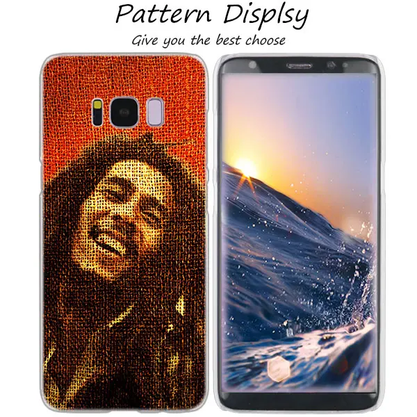 03 MLLSE рэгги Боб Марли модный прозрачный чехол для samsung Galaxy S10 Lite S9 S8 плюс S7 S6 край S5 S4 мини Лидер продаж - Цвет: 03