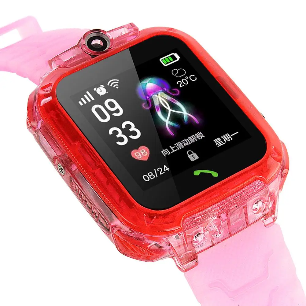 S12 дети телефон Smartwatch с HD экраном IP67 Водонепроницаемый GPS сенсорный экран крутые