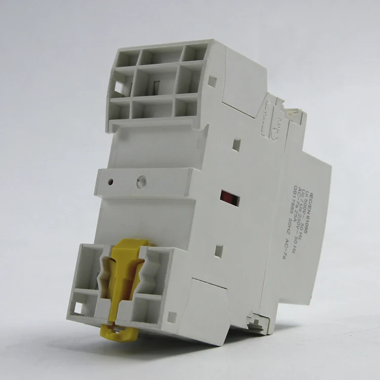 Модульный контактор переменного тока 2P 40A 220V/230V 400V ~ 50/60HZ Din рейка для дома и отеля