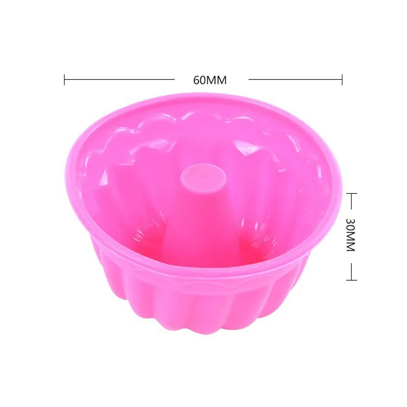 6 шт./лот силиконовые формы для выпечки в виде дымохода форма кексов маффинов