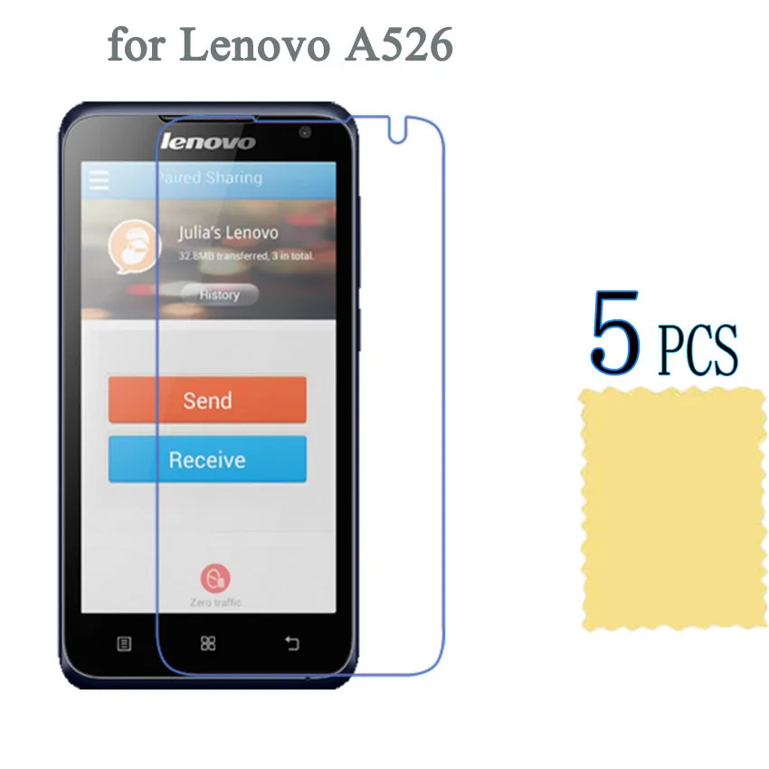 Прозрачная защитная пленка для ЖК-экрана Lenovo A526 ультратонкая из ПЭТ | Мобильные