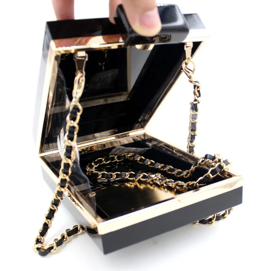 NATASSIE Для женщин клатч акрил клатчи модные вечерние сумки дамы дизайнер флакона