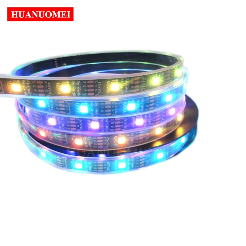 5M 32 светодиодный s/m WS2801 RGB полосы 5050 Водонепроницаемый свет гибкие светодиодные