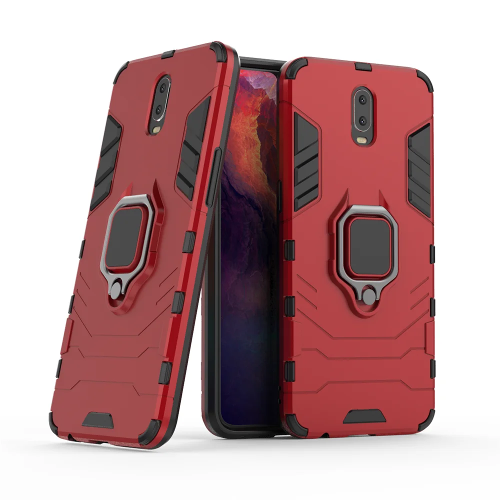 Противоударный жесткий защитный чехол с кольцом для OPPO R9 R9S R11 R11S Plus R15 R17 Pro K1 R15X A5 A3S