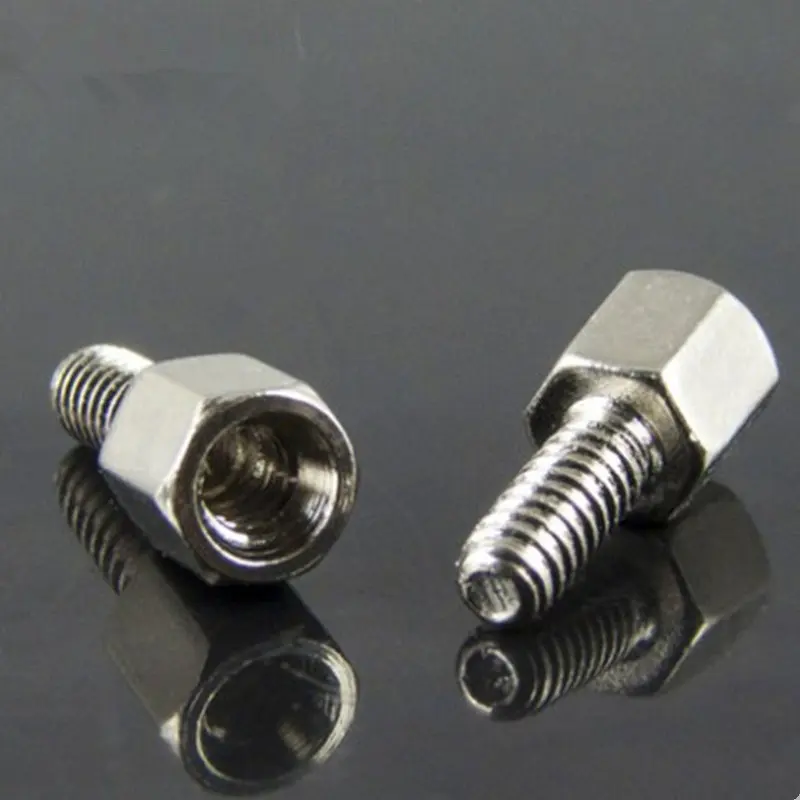 100 шт дюймовые медные колонки Компьютерные Винты для материнской платы 4 #-40 винты