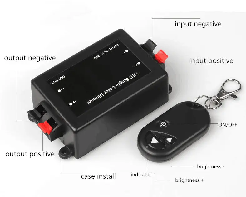 Светодиодный Одноцветный диммер для точечной лампы встраиваемая полоска с