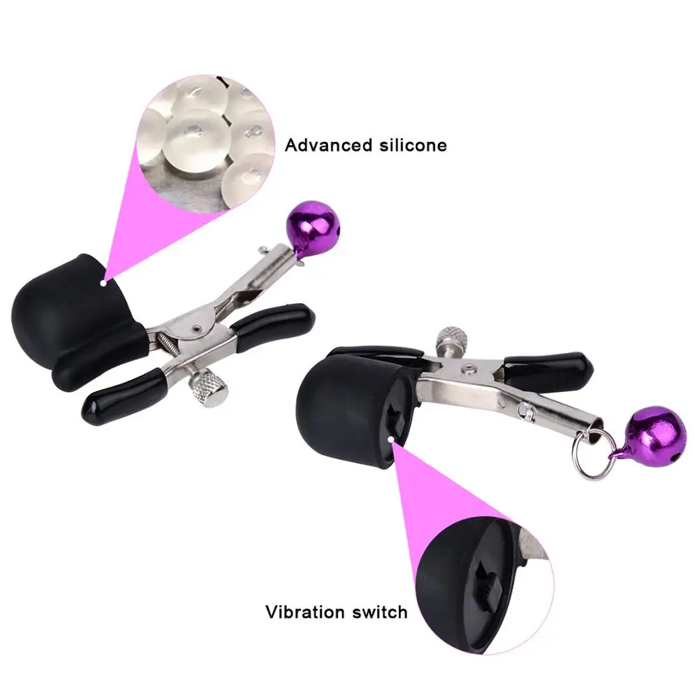 Женский двойной колокольчик зажимы для сосков флирт подтягивание груди Фетиш