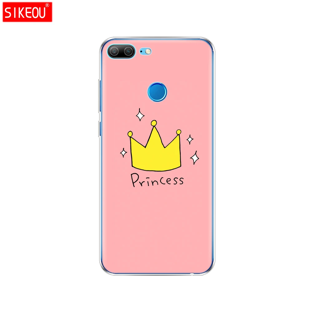 Силиконовый чехол Sikeou для Honor 9/9 Litе с рисунками|Бамперы| |