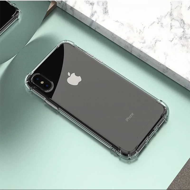 Роскошный ударопрочный бампер для iPhone X 6 S 7 8 Plus чехол телефона XS Max XR 5S 5 SE