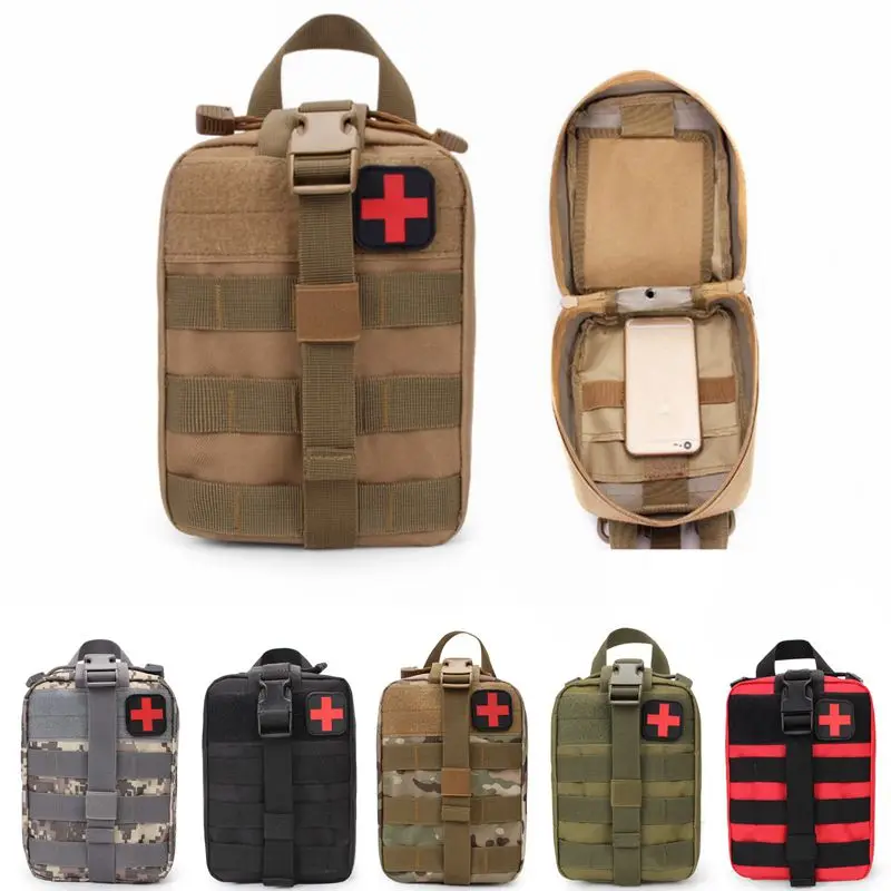 

Tactical EMT 600D Nylon Tactical Bag Outdoor Molle Military Waist Fanny Pack Airsoft Sport Pounch Climbing Medical Kits Bags