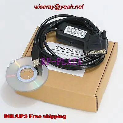 DHL/EMS 10 шт. кабель для Программирования IC690USB901 USB/SNP интерфейс GE 90 серия PLC adapter-A5 |