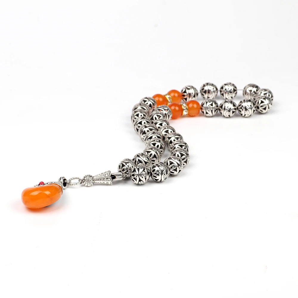 Магазин Tasbih посеребренные Оранжевые Бусины tasbih | Украшения и аксессуары