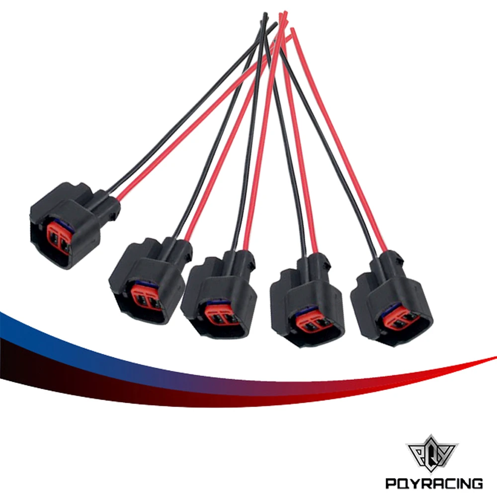 PQY 5 шт./компл. инжектор DYNAMICS EV6 косичку зажим разъем Топливная форсунка разъемы