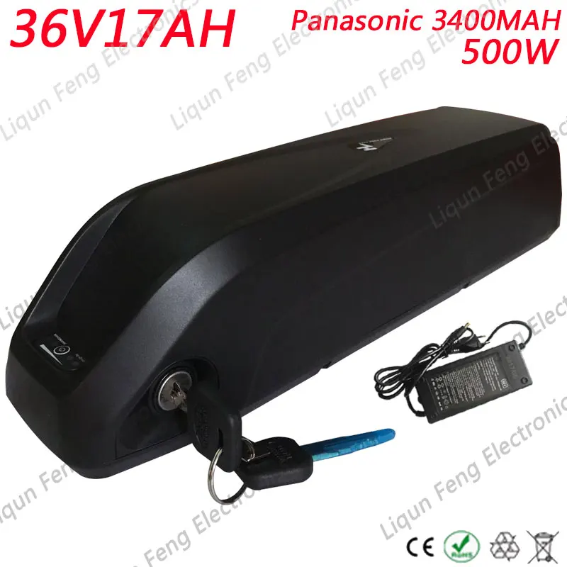 36 в 17 Ач hailong Электрический велосипед для panasonic 3400 мАч литиевая батарея