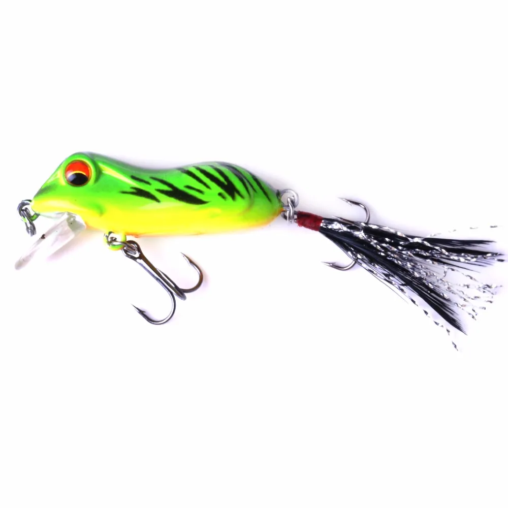 5 шт. лягушка Рыболовная Приманка 5CM 6G искусственные жесткие приманки Topwater