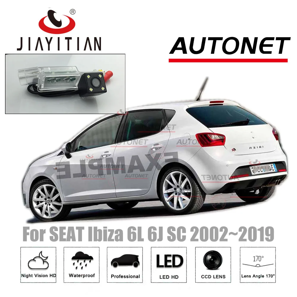 

Jiayitian Rear View camera For SEAT Ibiza 6J 2009 2010 2012 2014 2016 2018 CCD Night Vision license plate camera Reverse Camera