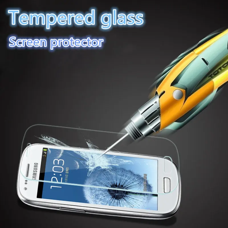 Закаленное стекло для защиты экрана Samsung Galaxy S3 mini i8190 9H ультратонкая прозрачная