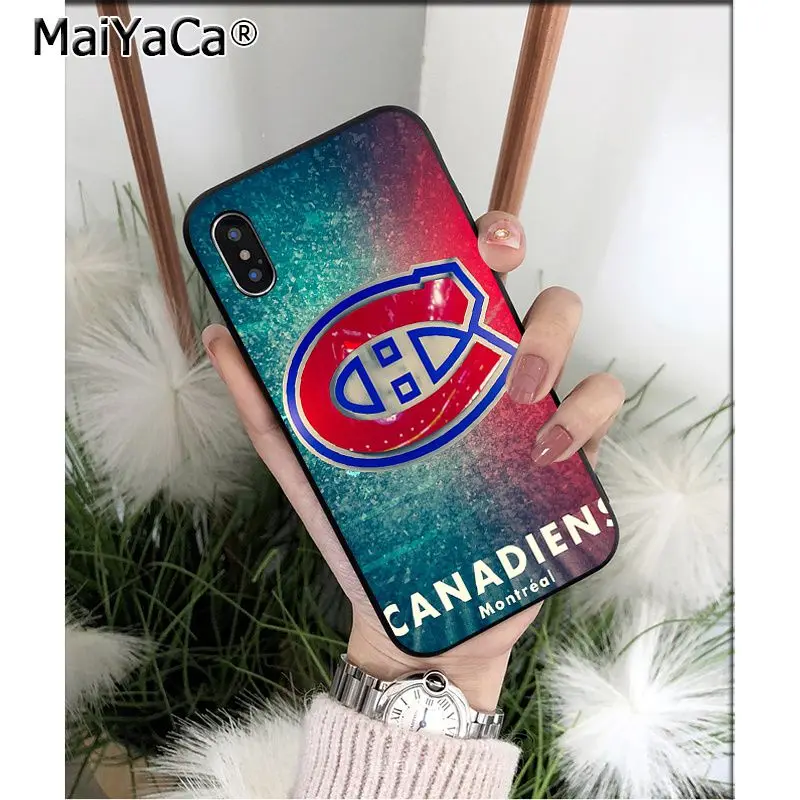 A7 MaiYaCa Montreal Canadiens TPU Мягкий силиконовый чехол для телефона для Apple iPhone 8 7 6 6S Plus X XS MAX 5 5S SE XR мобильных телефонов - Цвет: A7