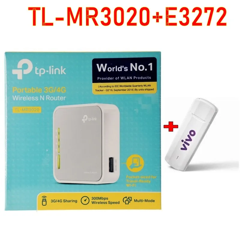 

TP-LINK Portable + Huawei TL-MR3020 3G/4G Wireless N Router bundle sell